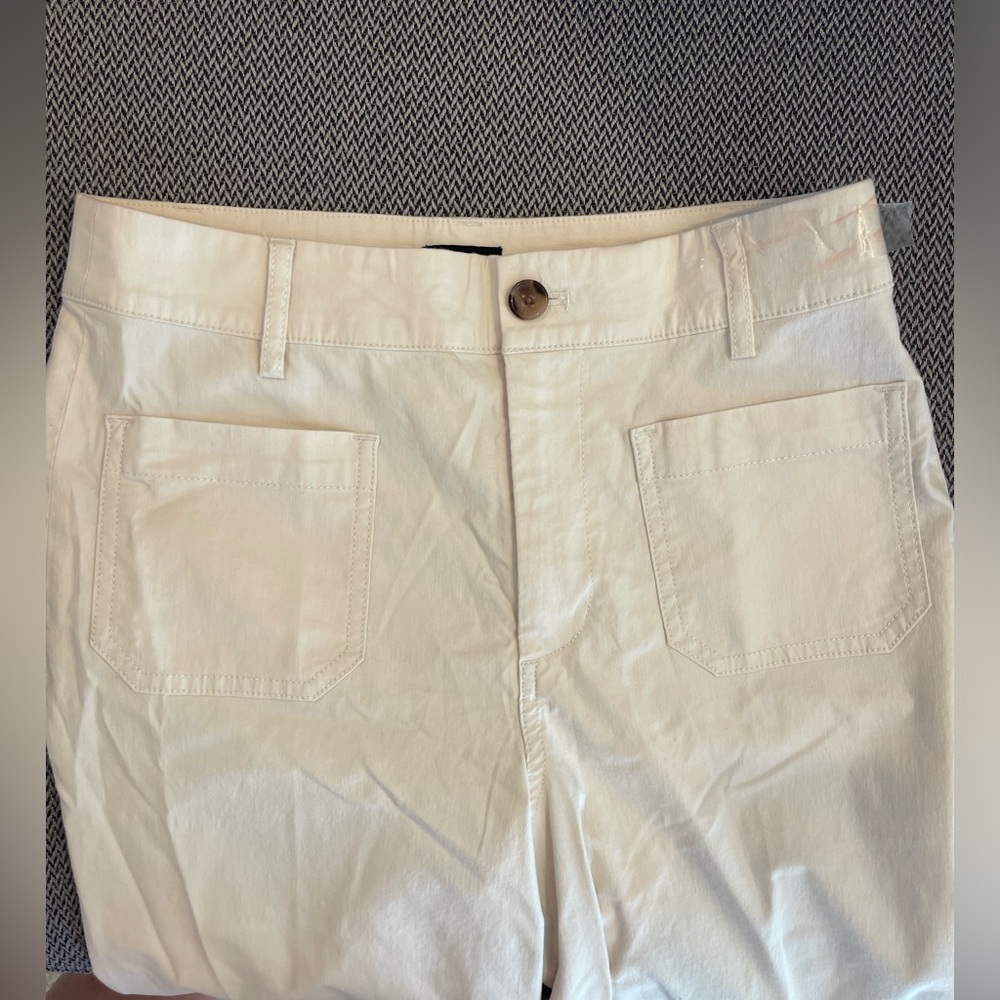 J.Crew High-rise patch-pocket wide-leg pant